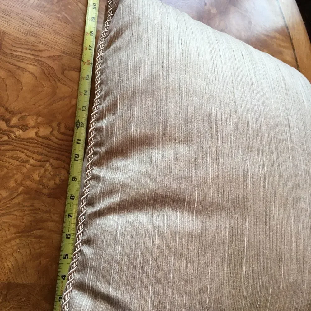 CUSTOM 20” Taupe Pillow